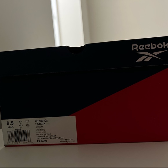 Reebok 9.5 Kig Kinetica Unisex Running Vecnavia/Acdblu/Yello - Picture 3 of 8